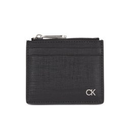 Calvin Klein Bankkártya tartó Ck Must Cardholder W/Zip K50K510885 Fekete
