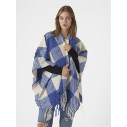 Vero Moda Poncsó 10292229 Kék Regular Fit