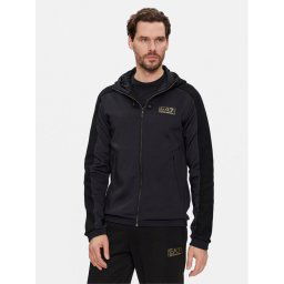 EA7 Emporio Armani Pulóver 6RPM36 PJRZZ 1200 Fekete Regular Fit