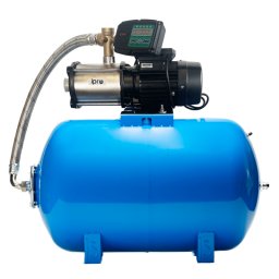 Házi vízmű MCI 3-6 INOX / 80l és IBO PRESS SX önfelszívó szivattyúval és hidrofor tartállyal