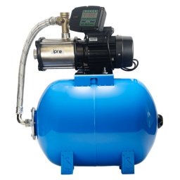 Házi vízmű MCI 3-6 INOX / 60l és IBO PRESS SX önfelszívó szivattyúval és hidrofor tartállyal