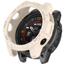 TPU HALF COVER burkolat Garmin Fenix 7S / Fenix 7S Pro bézs
