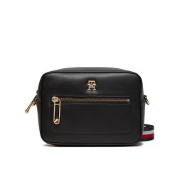 Tommy Hilfiger Táska Iconic Tommy Camera Bag Corp AW0AW15864 Fekete