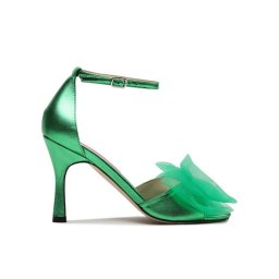 Custommade Szandál Ashley Metallic Bow 999624046 Zöld