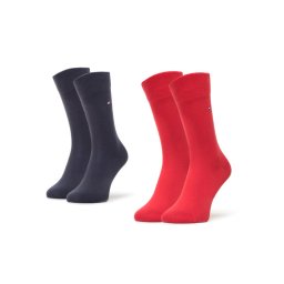 Tommy Hilfiger 2 pár hosszú szárú gyerek zokni 391334 Piros
