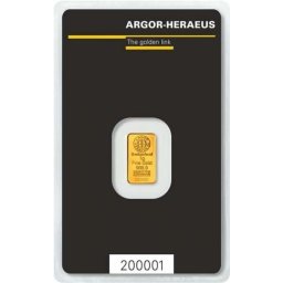 Argor Heraeus 1g - Befektetési aranylap