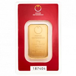 Münze Österreich 20g - befektetési aranytömb