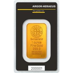 Argor-Héraeus 1 uncia (31,1g) - befektetési aranytömb
