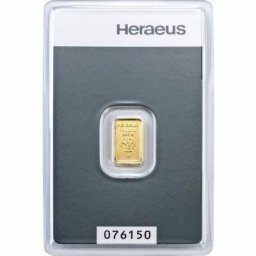 Heraeus 1g - Befektetési aranylap