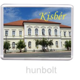 Kisbér Polgármesteri Hivatal hűtőmágnes (műanyag keretes)