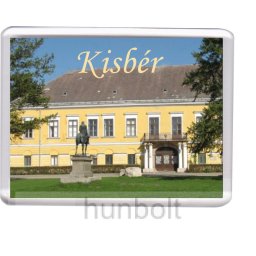 Kisbér-A Batthyány kastély hűtőmágnes (műanyag keretes)