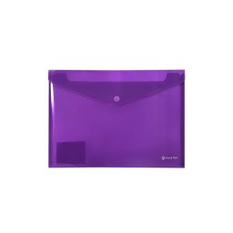 PANTA PLAST Irattartó tasak, A4, PP, patentos, PANTA PLAST, neon lila