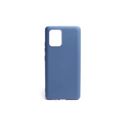 Samsung S10 Lite Gumis szilikon tok sötétkék