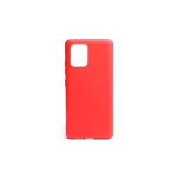 Samsung S10 Lite Gumis szilikon tok piros