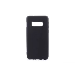 Samsung S10E Gumis szilikon tok fekete