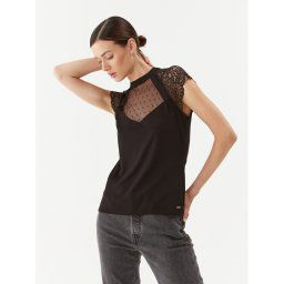 Morgan Blúz 232-DEMO Fekete Slim Fit