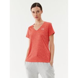 Under Armour Póló Tech Ssv - Twist 1258568 Piros Loose Fit