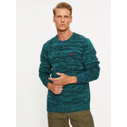 Levi's® Sweater Original Housemark A4320-0006 Zöld Standard Fit