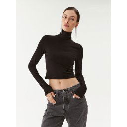 United Colors Of Benetton Garbó 35JBD200N Fekete Slim Fit