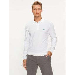 United Colors Of Benetton Pólóing 3089J3204 Fehér Regular Fit