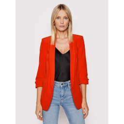 Pieces Zakó Boss 17090996 Piros Regular Fit