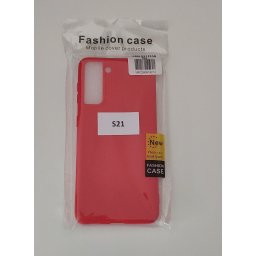 Samsung S21 Szilikon tok piros