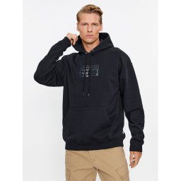 Converse Pulóver Cons Hoodie Bb 10024013-A02 Fekete Regular Fit