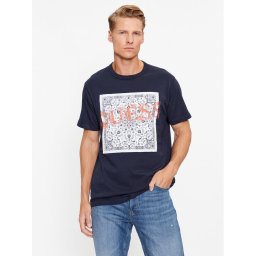 Guess Póló M3BI84 K8FQ4 Sötétkék Regular Fit