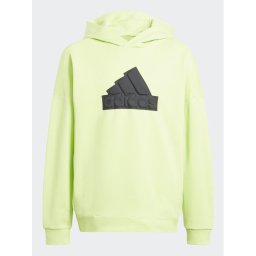 adidas Pulóver Future Icons Logo IM0074 Zöld Regular Fit