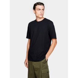Sisley Póló 3096S101J Fekete Regular Fit