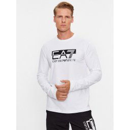 EA7 Emporio Armani Hosszú ujjú 6RPT64 PJ03Z 0100 Fehér Regular Fit