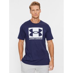 Under Armour Póló Ua Abc Camo Boxed Logo Ss 1361673 Sötétkék Loose Fit