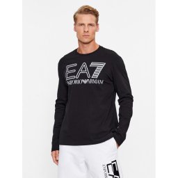 EA7 Emporio Armani Hosszú ujjú 6RPT04 PJFFZ 1200 Fekete Regular Fit