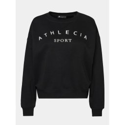 Athlecia Pulóver Asport W Crew Neck EA233346 Fekete Regular Fit