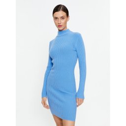 MICHAEL Michael Kors Kötött ruha MF381U46V1 Kék Slim Fit
