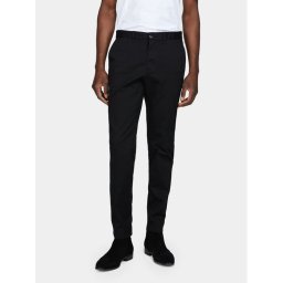 Sisley Chinos 4AIHSF021 Fekete Slim Fit
