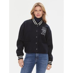 Tommy Hilfiger Átmeneti kabát Varsity WW0WW40251 Sötétkék Relaxed Fit
