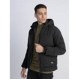 Petrol Industries Pehelykabát M-3030-JAC100 Fekete Regular Fit