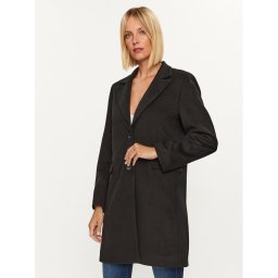 Rinascimento Átmeneti kabát CFC0115128003 Fekete Regular Fit