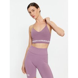 Under Armour Sport melltartó Ua Seamless Low Long Bra 1357719 Lila Compression Fit