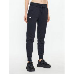 Under Armour Melegítő alsó Ua Rival Fleece Jogger 1379438 Fekete Loose Fit