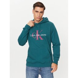 Calvin Klein Jeans Pulóver J30J320805 Kék Regular Fit
