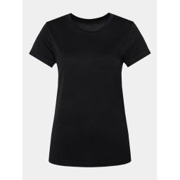 Athlecia Póló Julee W Loose Fit S/S Seamless Tee EA203447 Fekete Regular Fit