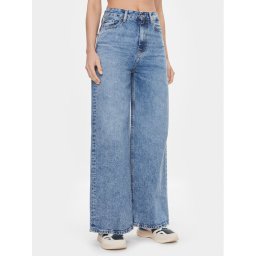 Tommy Hilfiger Farmer WW0WW39634 Kék Wide Leg