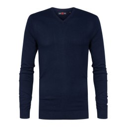 Petrol Industries Sweater M-NOOS-KWV002 Sötétkék Slim Fit