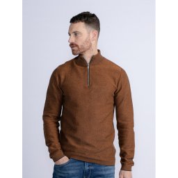 Petrol Industries Sweater M-3030-KWC205 Barna Regular Fit