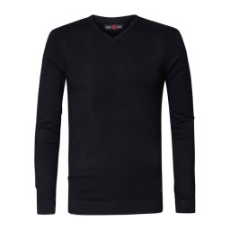 Petrol Industries Sweater M-NOOS-KWV002 Fekete Slim Fit