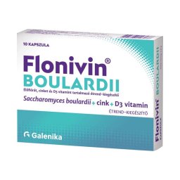 Flonivin Boulardii élőflórát, cinket és D3-vitamint tartalmazó kapszula 10x