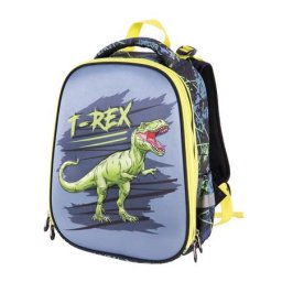 PULSE Hátizsák, anatómiai, PULSE "Anatomic Cube T-Rex", fekete-zöld
