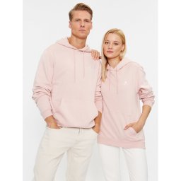 Converse Pulóver Standard Fit Left Chest Star Chev Emb Hoodie Bb 10024509-A20 Rózsaszín Regular Fit
